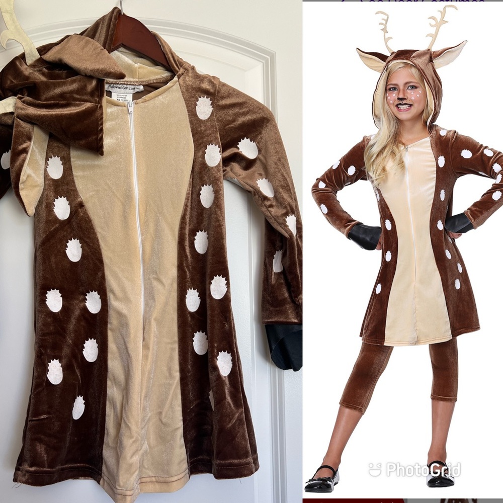 Girls Deer Halloween Costumes. Size XS (5/6)